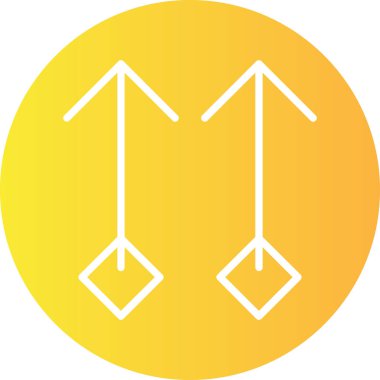 ok simgesinin vektör illüstrasyonu