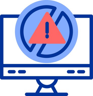 Hata. Web simgesi basit illüstrasyon