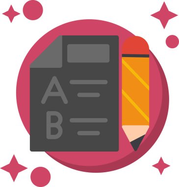 kitap simgesi, vektör illüstrasyonu