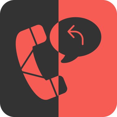 Sohbet simgesi vektör illüstrasyonu