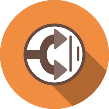 ok vektörü simgesi modern basit tasarım