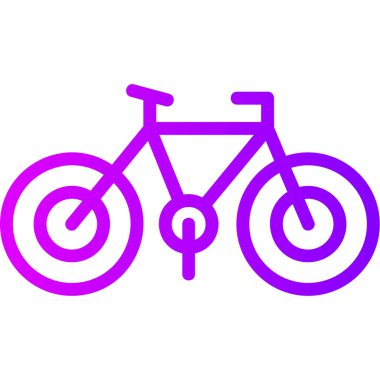 Bisiklet. Web simgesi basit illüstrasyon