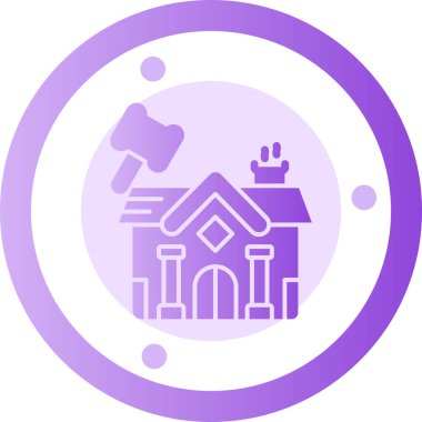 ev vektörü simgesi modern illüstrasyon