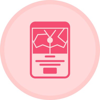 akıllı telefon simgesi vektör illüstrasyonu