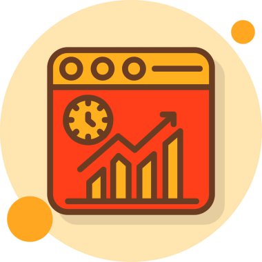 Seo simgesinin vektör illüstrasyonu