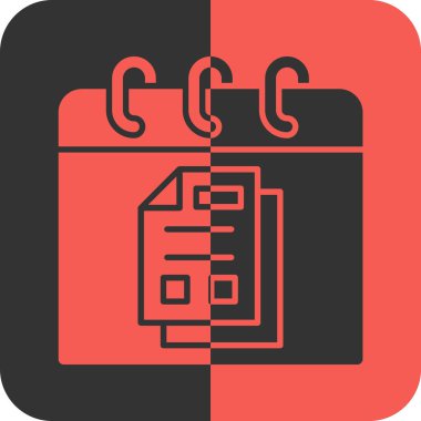 belge dosya simgesi, vektör illüstrasyonu