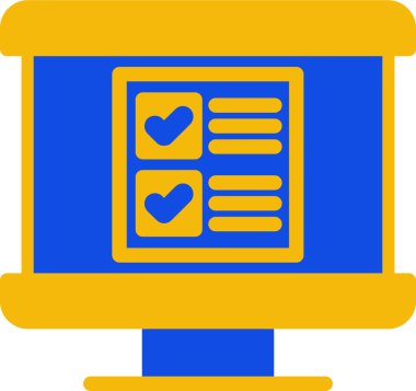 Takvim. Web simgesi basit tasarım