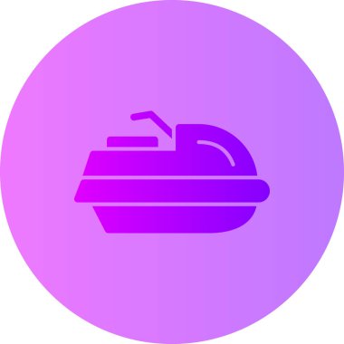 Tekne. Web simgesi basit illüstrasyon