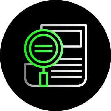 vektör Arama Simgesi illüstrasyonu