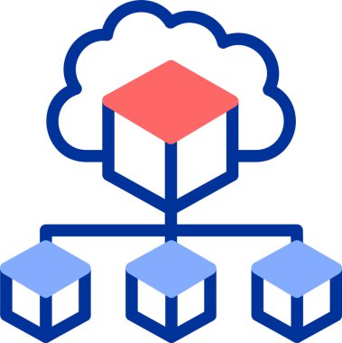 depolama hesaplama ağı simgesi