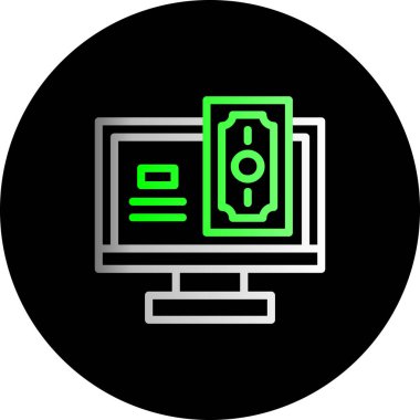 vektör dizüstü simgesi illüstrasyonu