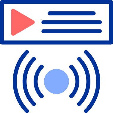 Modern bir simge tasarımının vektör illüstrasyonu