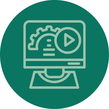 vektör izleyici simgesi illüstrasyonu