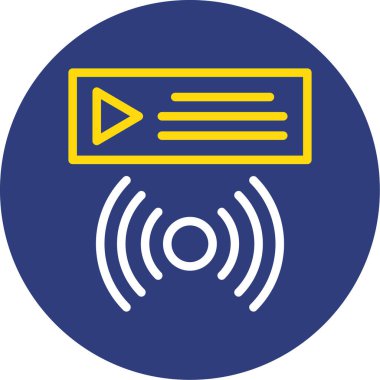 hoparlör vektör illüstrasyonu