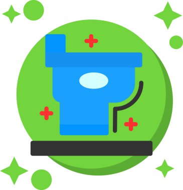 Benzin istasyonu. Basit resimleme