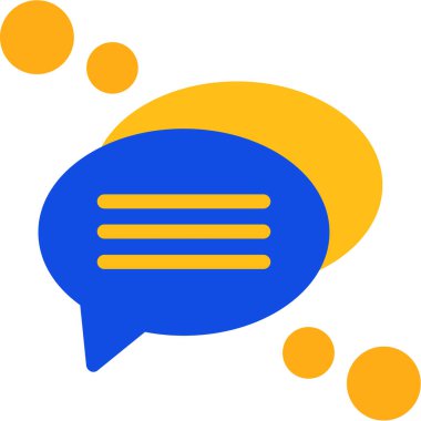 Konuş. Web simgesi basit illüstrasyon