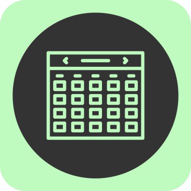 hesap makinesi simgesi vektör illüstrasyonu