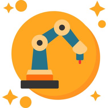 Robotik Kol vektör simgesi