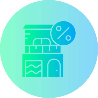 Modern bir simgenin vektör illüstrasyonu