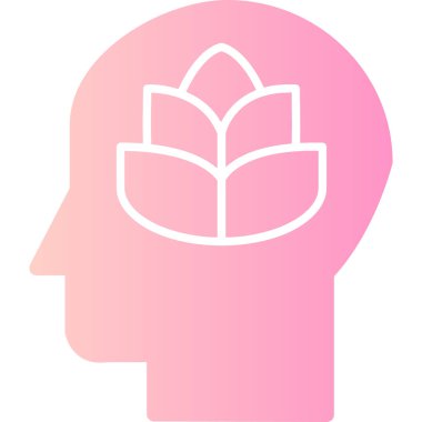 Baş simge vektör çizim