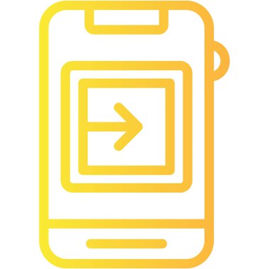 Uygulama modern simgesinin vektör illüstrasyonu