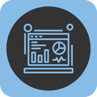 Modern b 'nin vektör illüstrasyonu rapor simgesinden yoksun