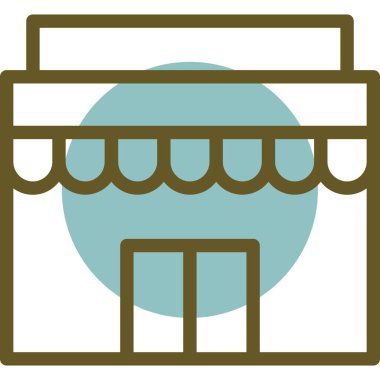 Alışveriş. Web simgesi basit illüstrasyon