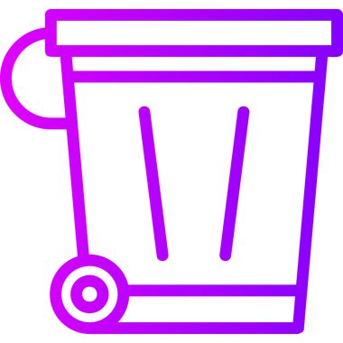 Çöp tenekesi. Basit tasarım