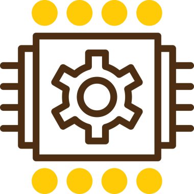 Teçhizat Web simgesi basit illüstrasyon