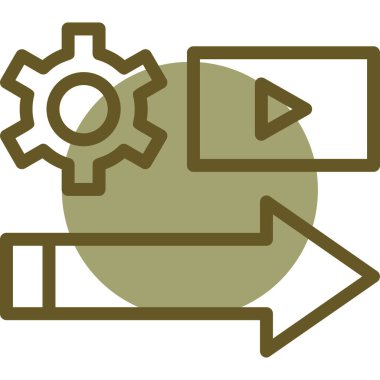 Seo simgesinin vektör illüstrasyonu