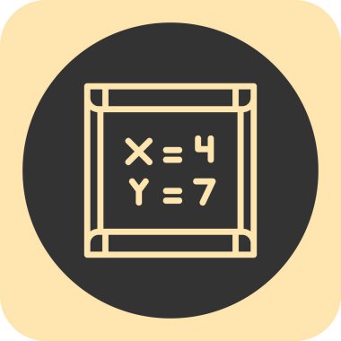 Bir hesap makinesi vektör simgesi