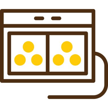 Çevrimiçi Dükkan simgesi vektör çizimi