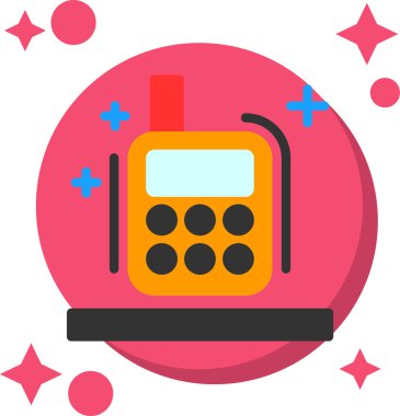 telefon simgesi vektör illüstrasyonu