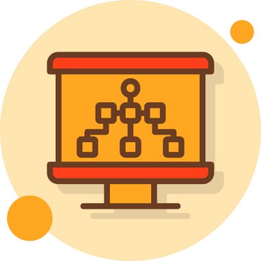 ağ simgesi basit vektörü