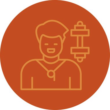 İnsan simgesinin vektör illüstrasyonu