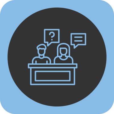 sunum simgesi, vektör illüstrasyonu