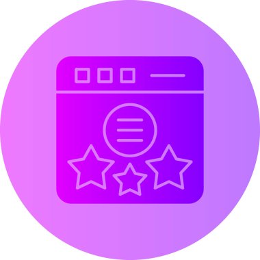 Modern simgenin vektör illüstrasyonu