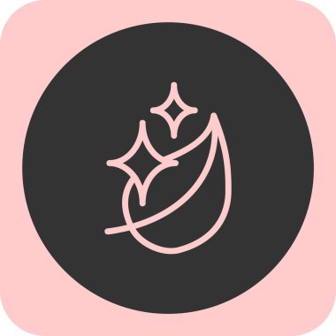 Bir gül simgesinin vektör illüstrasyonu