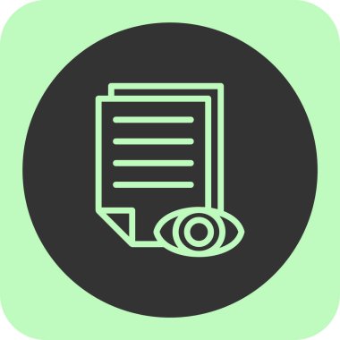 vektör illüstrasyonu, belge simgesi