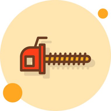 Gördüm. Web simgesi basit illüstrasyon