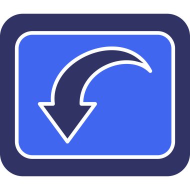 Düz vektör simgesi Döndür