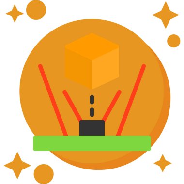 Cadılar Bayramı Cadılar Bayramı balkabağı simgesi düz stil