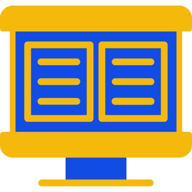 Bilgisayar izleyici simgesi - taslak biçimi