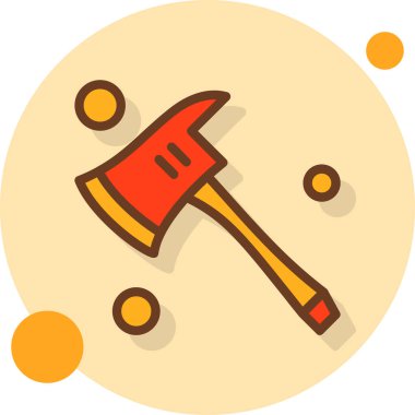 Kürek kürek ikonu, vektör illüstrasyonu