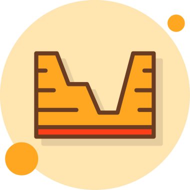 Bir binanın vektör simgesi