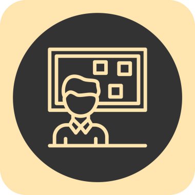 İş ve finans simgesinin vektör illüstrasyonu