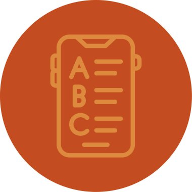 Eğitim simgesinin vektör illüstrasyonu