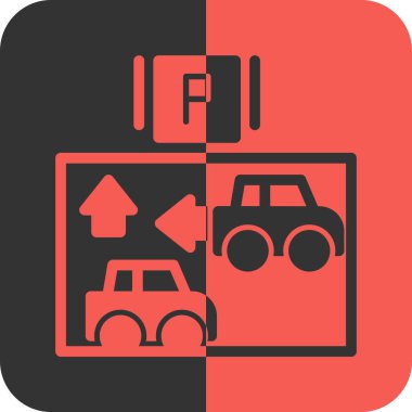 Projeniz için vektör otomobili simgesi