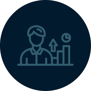 İş simgesinin vektör illüstrasyonu