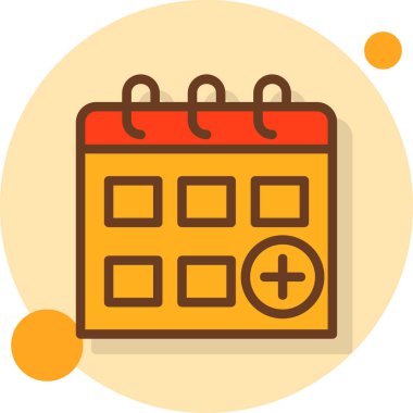 Kolayca düzenleyebilen ya da düzenleyebilen düz vektör simgesini zamanlaName